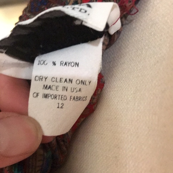 F.A. CHATTA LTD. VINTAGE 80’s Skirt/ Pockets! - Picture 5 of 5